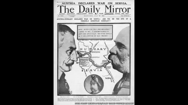 امپراتوری اتریش-مجارستان، صربستان را در ترور آرشیدوک فرانتس فردیناند مقصر دانست و درخواست‌هایی را مطرح کرد. یکی از این درخواست‌ها این بود که صربستان تحت حاکمیت این امپراتوری قرار گیرد که صربستان آن را رد کرد و اتریش-مجارستان سپس اعلان جنگ کرد