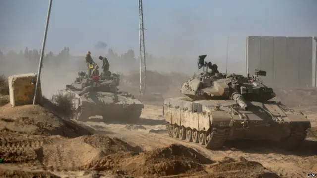 以色列7月8日开始对加沙的哈马斯展开军事攻势。