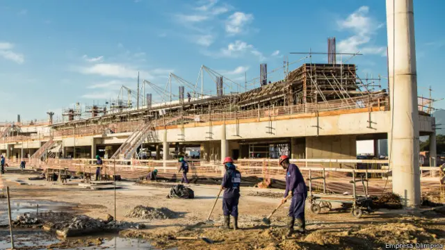 Obras do Parque Olímpico a 2 anos dos Jogos / Crédito: Empresa Olímpica
