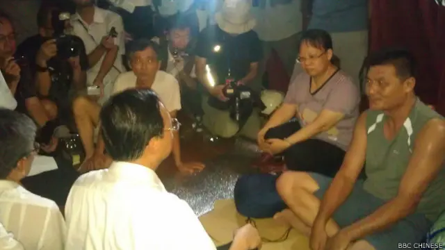 行政院長江宜樺今天視察高雄市氣爆災害應變中心