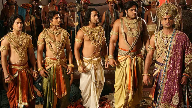 वर्तमान महाभारत का दृश्य