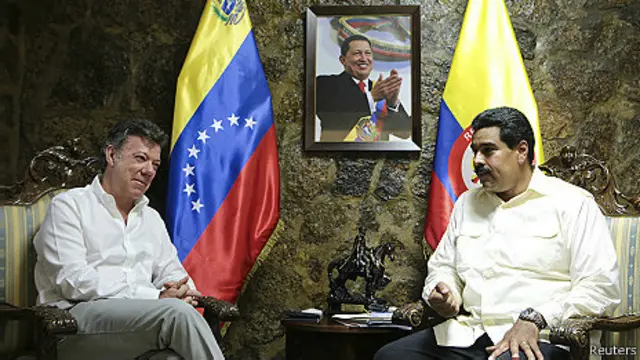 El encuentro entre ambos mandatarios se produce a menos de una semana del comienzo del segundo mandato de Santos.