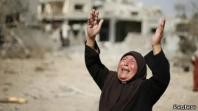 Obama expresó su preocupación por los muchos civiles palestinos muertos.