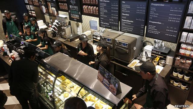 Tienda de Starbucks en Colombia