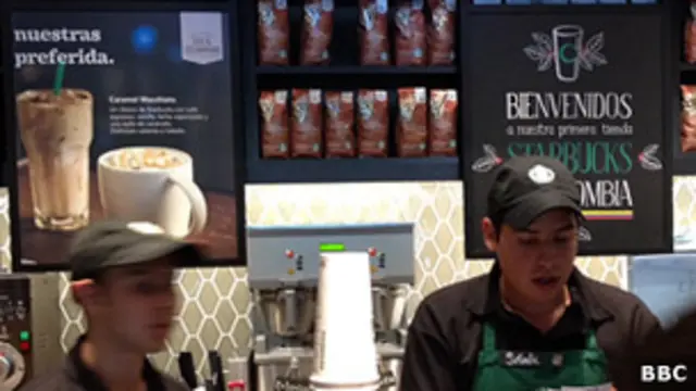 Tienda de Starbucks en Colombia