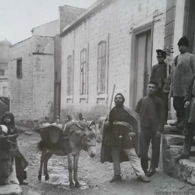 İçərişəhər 1920-ci ilə qədər tarixdə. Foto: Dövlət arxivi