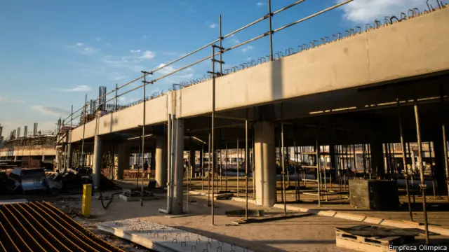 Obras no Parque Olímpico/ Divulgação