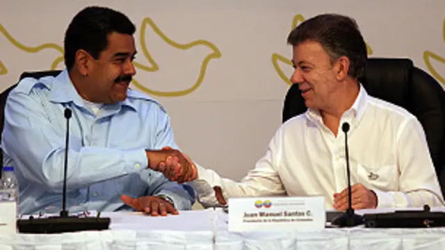 Maduro y Santos