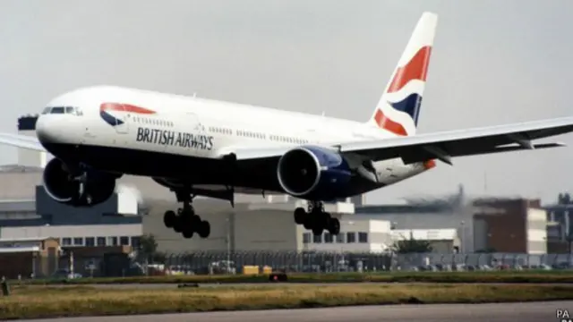 طائرة الخطوط الجوية البريطانية