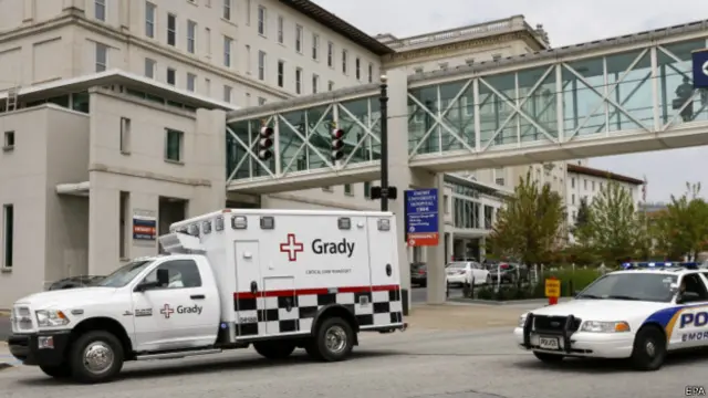 这是埃博拉病毒首次登陆美国,引起关注和争议。