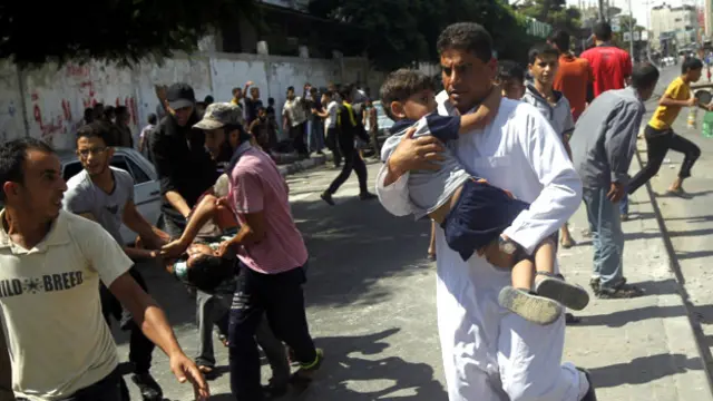 Não é a primeira vez que escola que serve de abrigo para a ONU é atingida