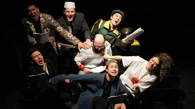 ..."Дунёни кезиб" импровизацион спектали