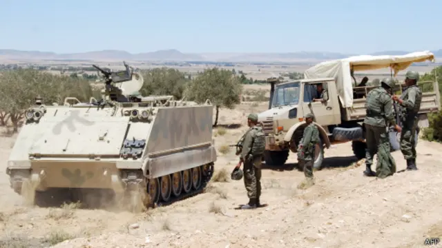 "أرشيف" تمشيط الجيش التونسي لمناطق قرب جبل الشعانبي