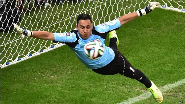 Keylor Navas en Brasil 2014