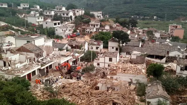 चीन में भूकंप