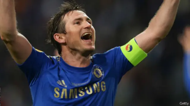 لعب لامبارد لصالح نادي تشيلسي الانجليزي 13 عاما وسجل عددا وفيرا من الأهداف