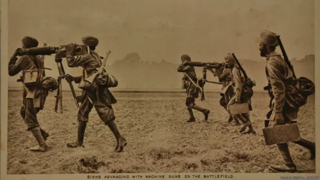 प्रथम विश्व युद्ध के दौरान सिख सैनिक
