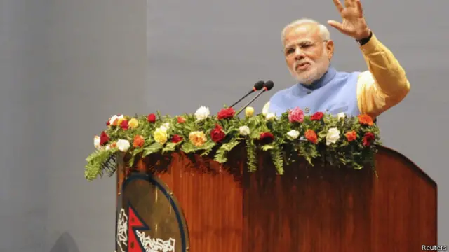 नरेंद्र मोदी, नेपाली संसद