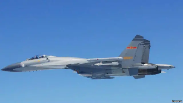 Trung Quốc hiện dùng phi cơ SU-27 mua của Nga tuần tiễu trên vùng trời ở biển Hoa Đông