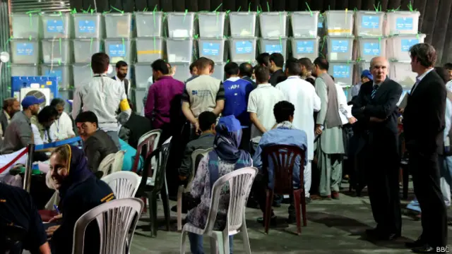 د رایو ارزونه کې کورني او نړیوال څارونکي بوخت دي.