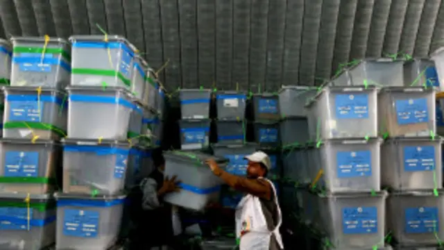 تر دې دمه شاوخوا ۲۵ سلنه رایې ارزول شوې دي