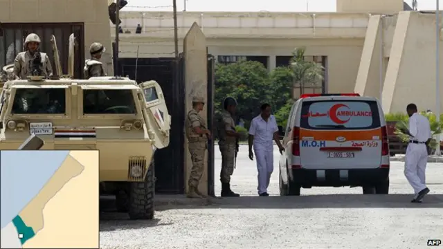 Algunos heridos fueron autorizados a pasar a Egipto por la frontera de Rafah.