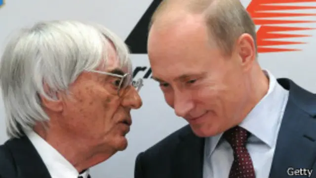 Берни Экклстоун и Владимир Путин