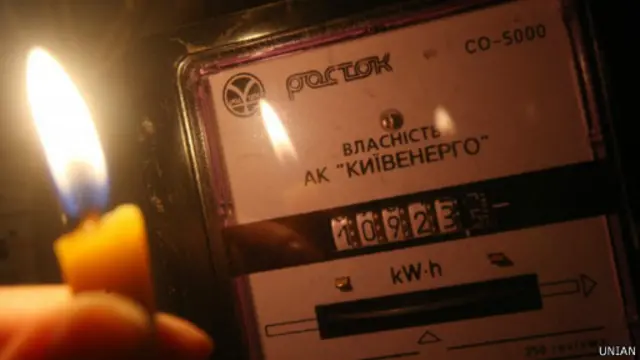 лічильник і свічка