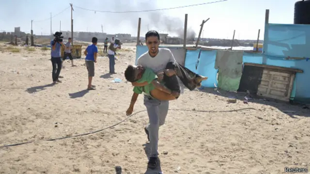 Ataque en Ciudad de Gaza