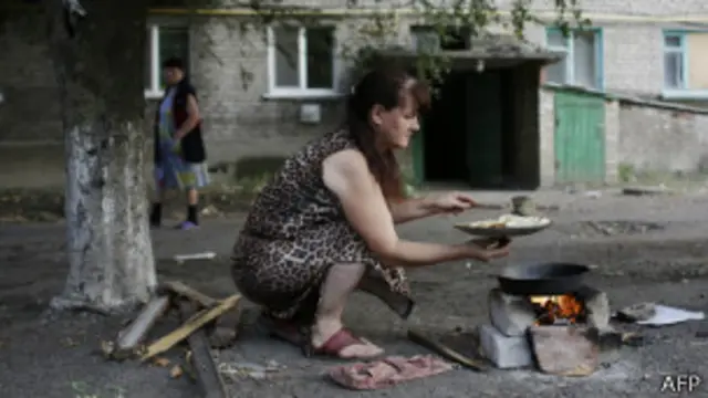 Жительница Донбасса