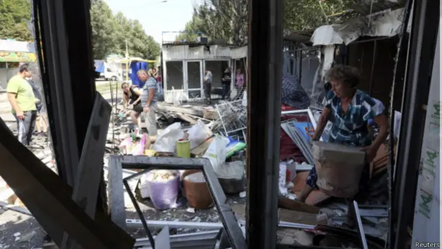 Cuộc sống ở Donetsk tan hoang vì chiến sự