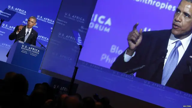 Le président américain Barack Obama lors du Forum d’affaires USA-Afrique à Washington, le 5 Août 2014