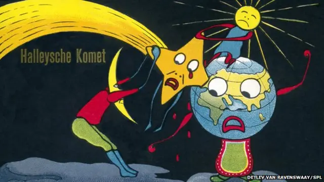 Cometa Halley 1910, obra de arte histórica