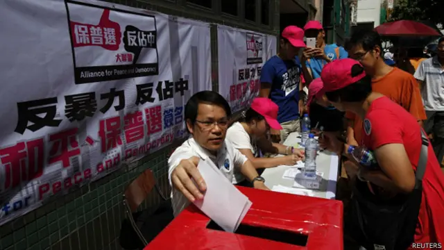 反佔中聯盟透露已經收集了123萬多反佔中的簽名