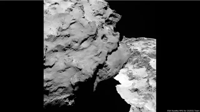 Detalle del Cometa 67P