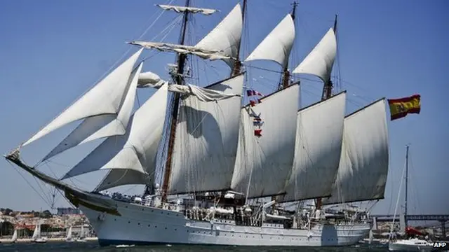 स्पेनी नौसैनिक प्रशिक्षण जहाज़
