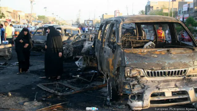 Coche bomba en Bagdad.