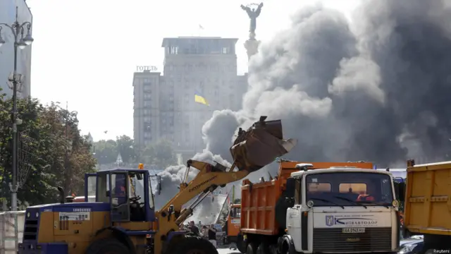 Коммунальщики на Майдане