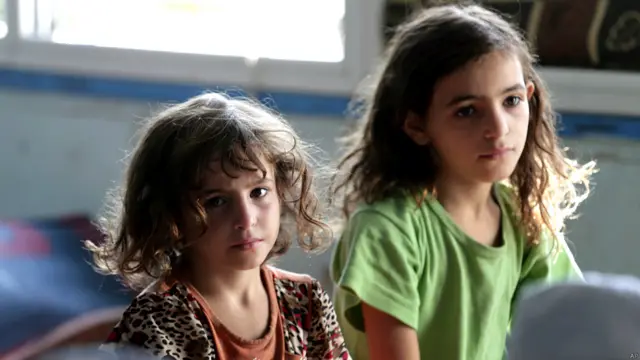 ग़ज़ा, संयुक्त राष्ट्र का स्कूल, शरणार्थी परिवार