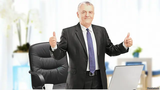 Довольный начальник