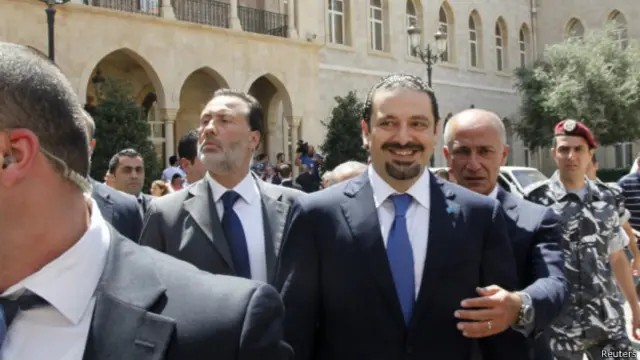 سعد الحريري في السرايا