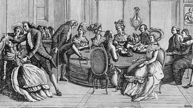 Австрийский гипнотизер Месмер и его кружок