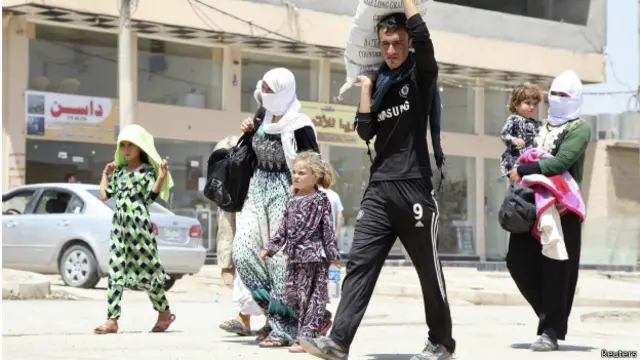 Refugiados yazidíes