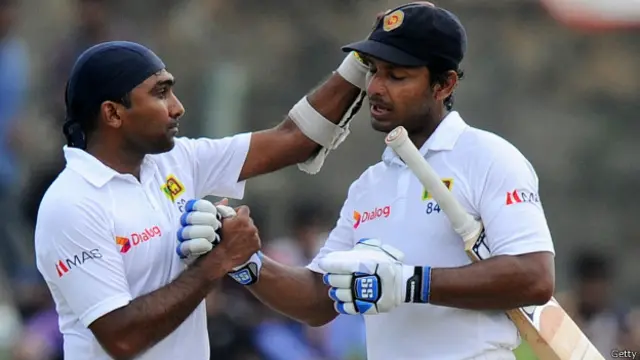 جے وردھنے اور سنگاکارا نے اپنی 18 سنچری پارٹنرشپ ریکارڈ بک میں درج کرائی