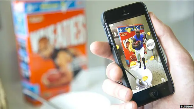 Blippar permite escanear productos para iniciar programas interactivos.