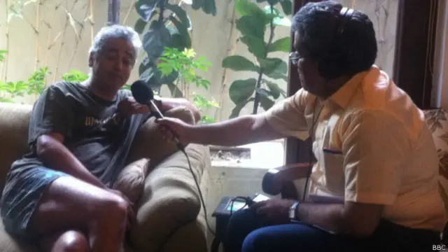 बीबीसी संवाददाता रेहान फज़ल के साथ राजदीप सरदेसाई