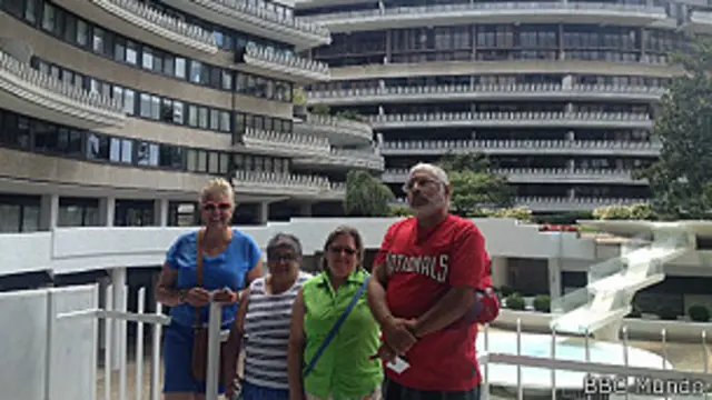 turistas colombianos en Watergate
