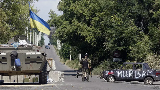 الاشتباكات شرق اوكرانيا تواصلت خلال يوم الجمعة