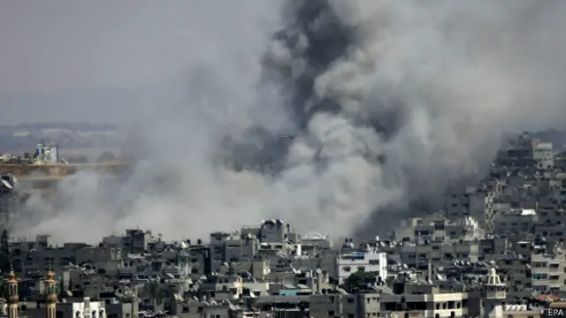 Ataques israelíes contra Gaza