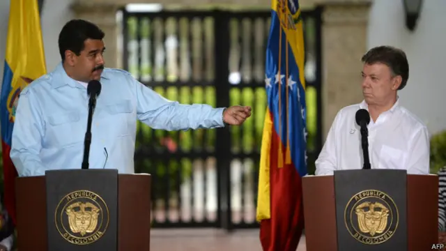 Santos y Maduro